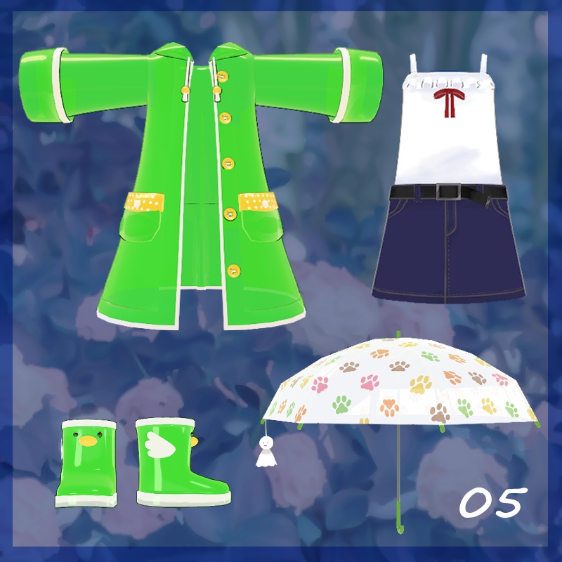 【まめひなた・キプフェル・まめふれんず対応】Mame Raincoat -for Mame Friends-