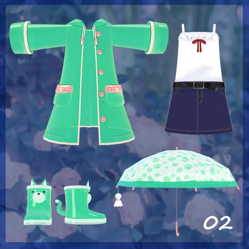 【まめひなた・キプフェル・まめふれんず対応】Mame Raincoat -for Mame Friends-