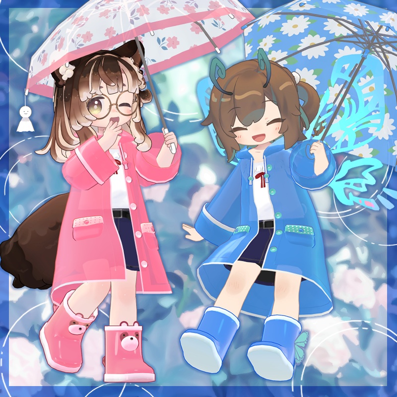 【まめふれんず対応】Mame Raincoat -for Mame Friends-