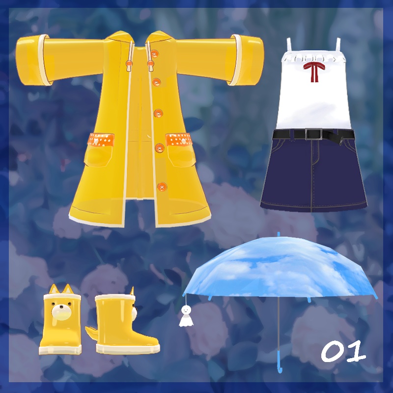 【まめひなた・キプフェル・まめふれんず対応】Mame Raincoat -for Mame Friends-