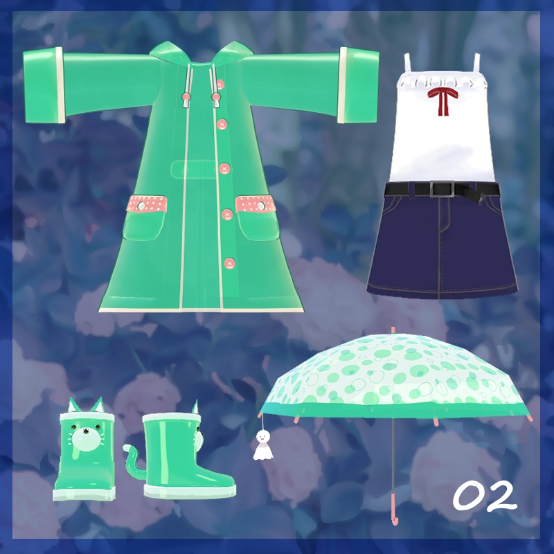 【まめふれんず対応】Mame Raincoat -for Mame Friends-