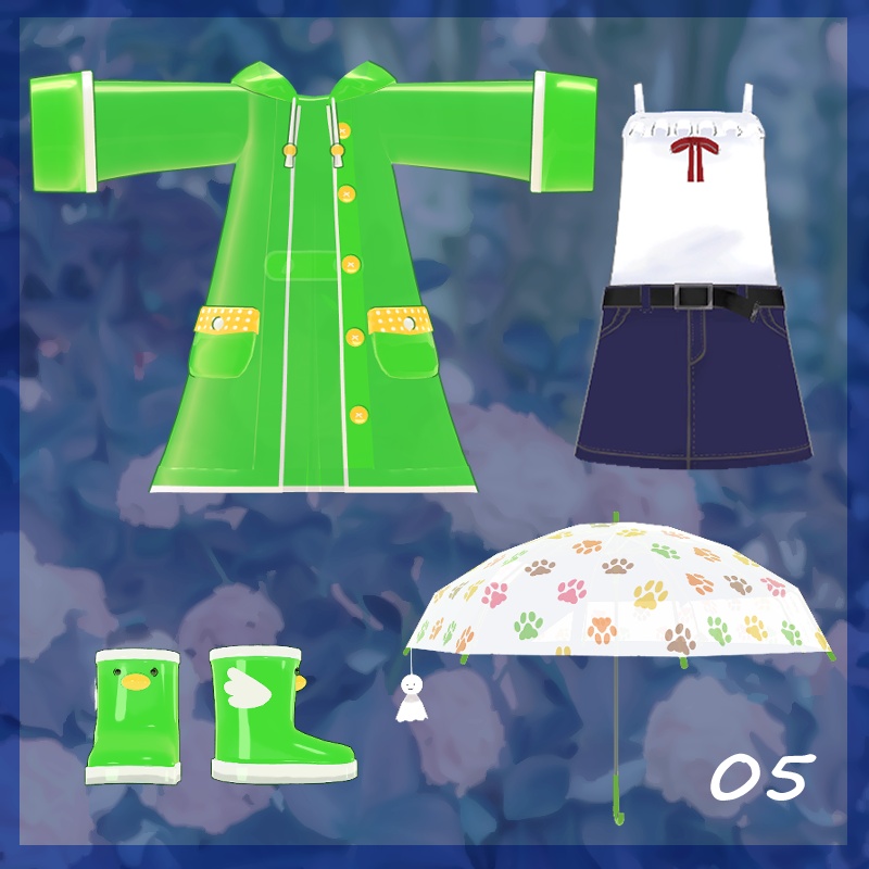 【まめふれんず対応】Mame Raincoat -for Mame Friends-
