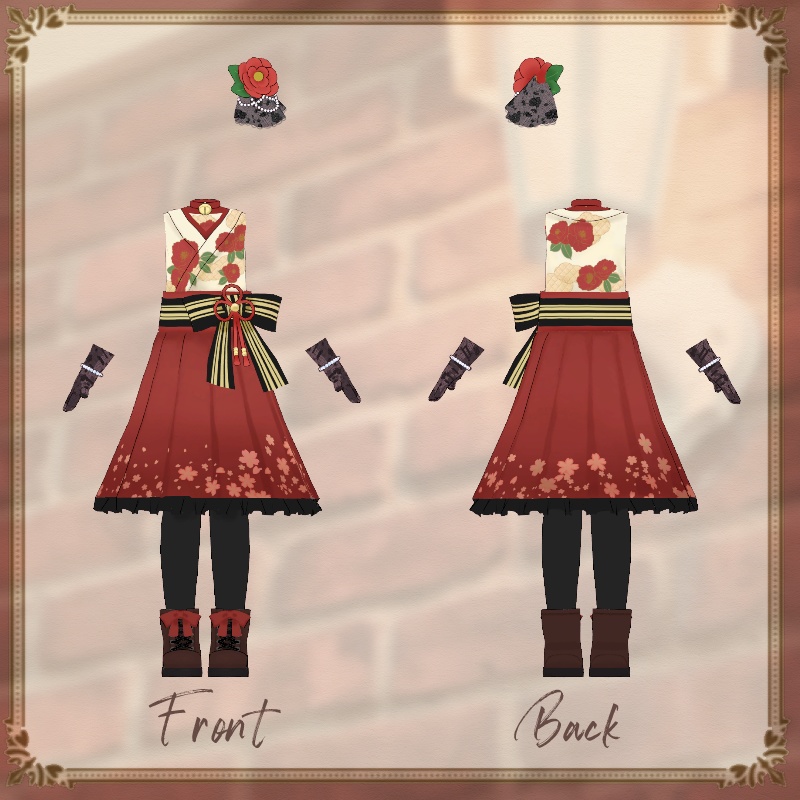 【ネメシス・エルシオン対応衣装】Otome Roman Tsubaki【記念アイテム付き】