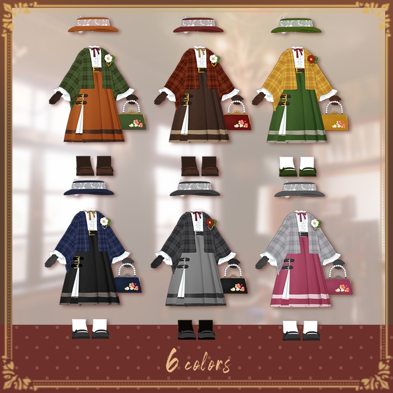 【5アバター対応】Otome Roman Modern【VRChat想定】