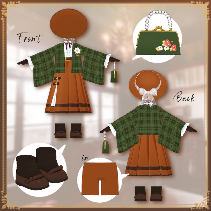 【5アバター対応】Otome Roman Modern【VRChat想定】