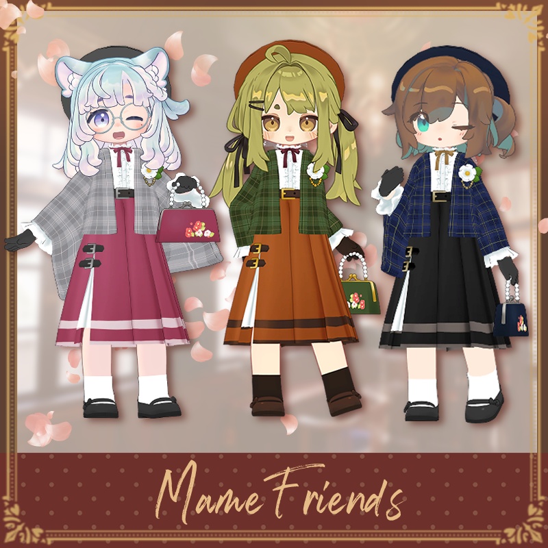 【5アバター対応】Otome Roman Modern【VRChat想定】