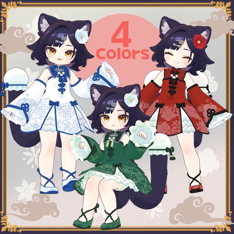 NyanNyanChina【アズキ・クララ・コロネ対応衣装】