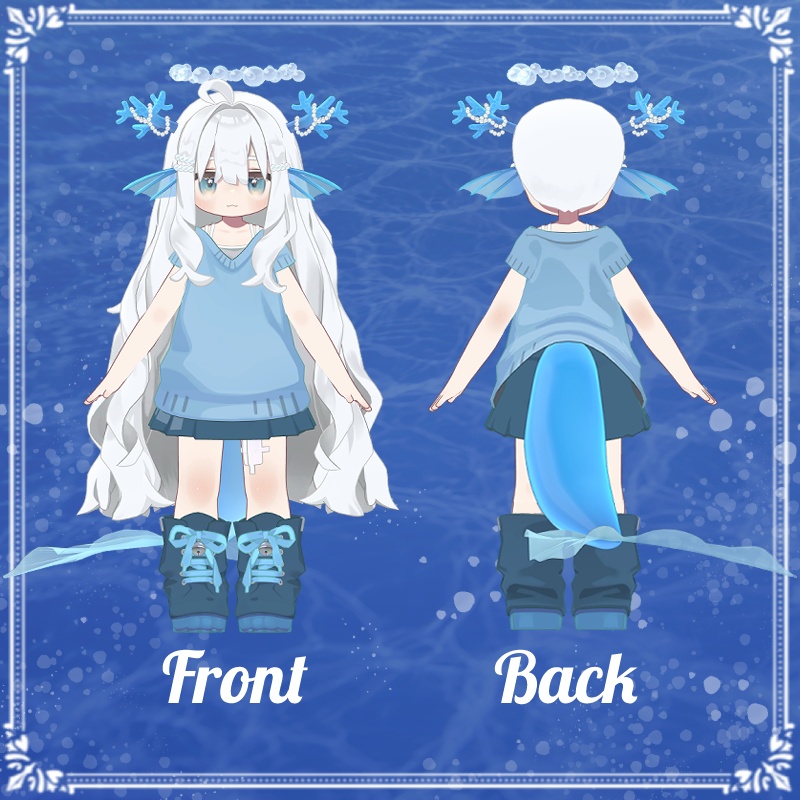 【ヘイロー&アクセサリー4点】NarikiriMermaidSet【キプフェル対応】