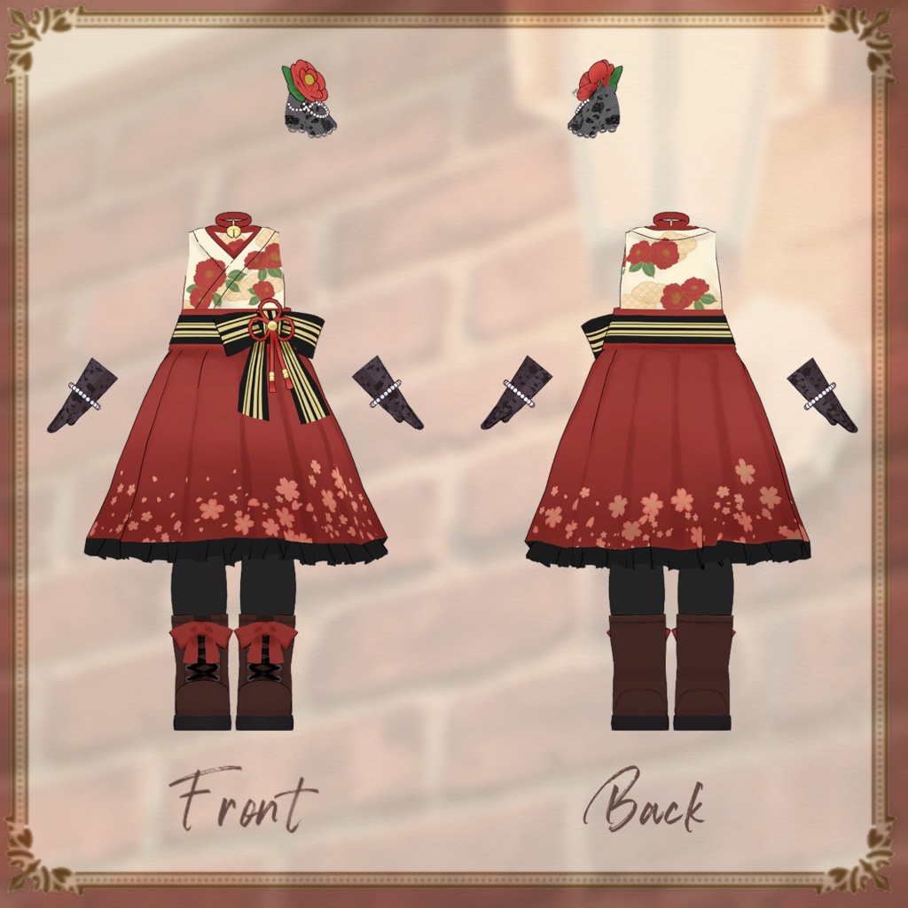 【がぶ対応衣装】OtomeRomanTsubaki