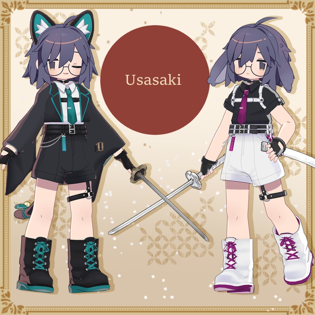 【うささき対応追加】暁猫-Akeneko-【6アバター対応】