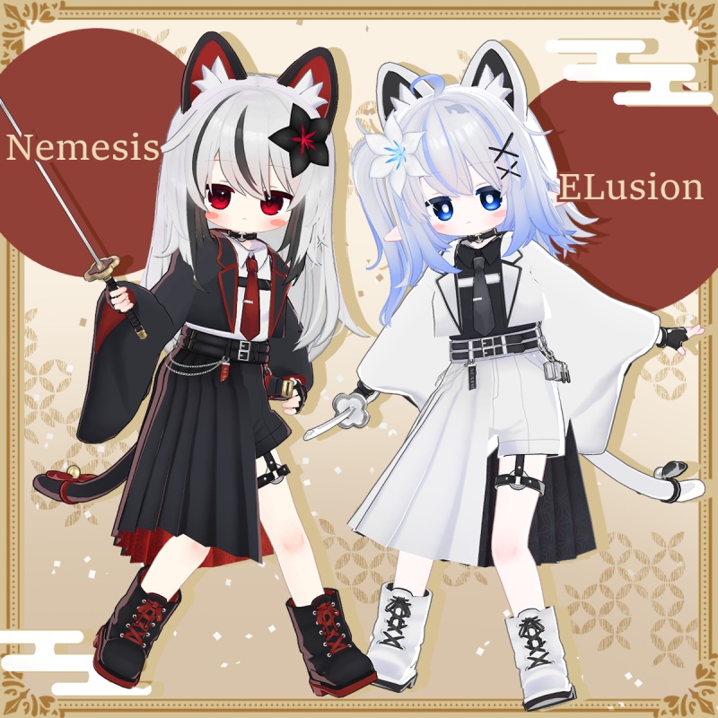 【📢SALE(~5/15)】暁猫-Akeneko-【4アバター対応】