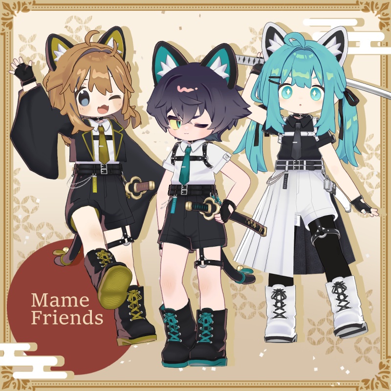 【📢SALE(~5/15)】暁猫-Akeneko-【4アバター対応】