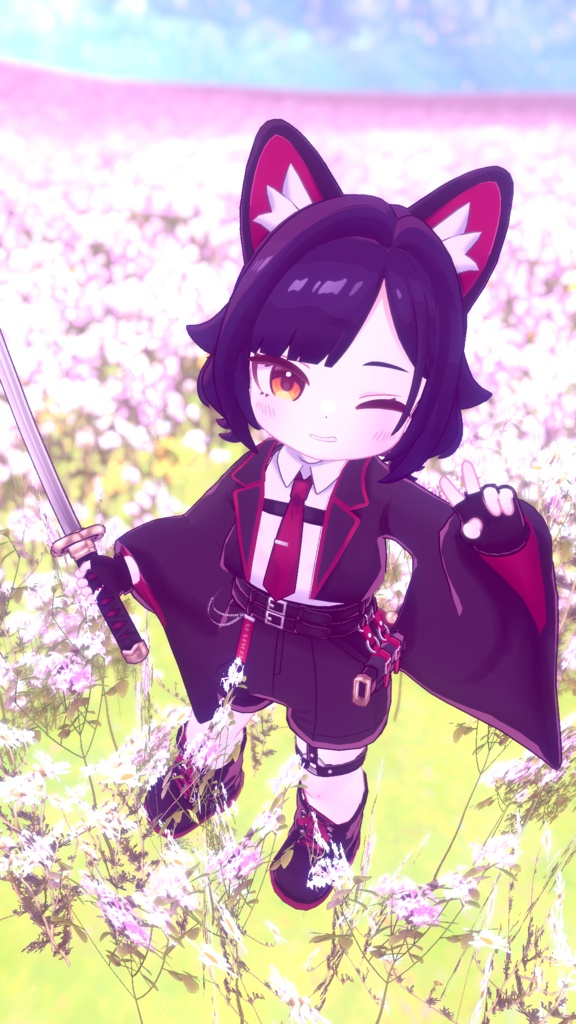 【📢SALE(~5/15)】暁猫-Akeneko-【4アバター対応】