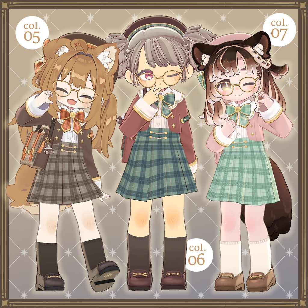 【🎀SALE🎀】NobleSchoolUniform【3アバター対応】