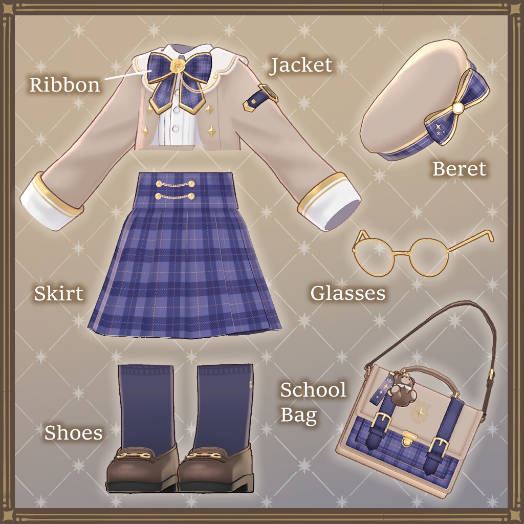 【🎀SALE🎀】NobleSchoolUniform【3アバター対応】
