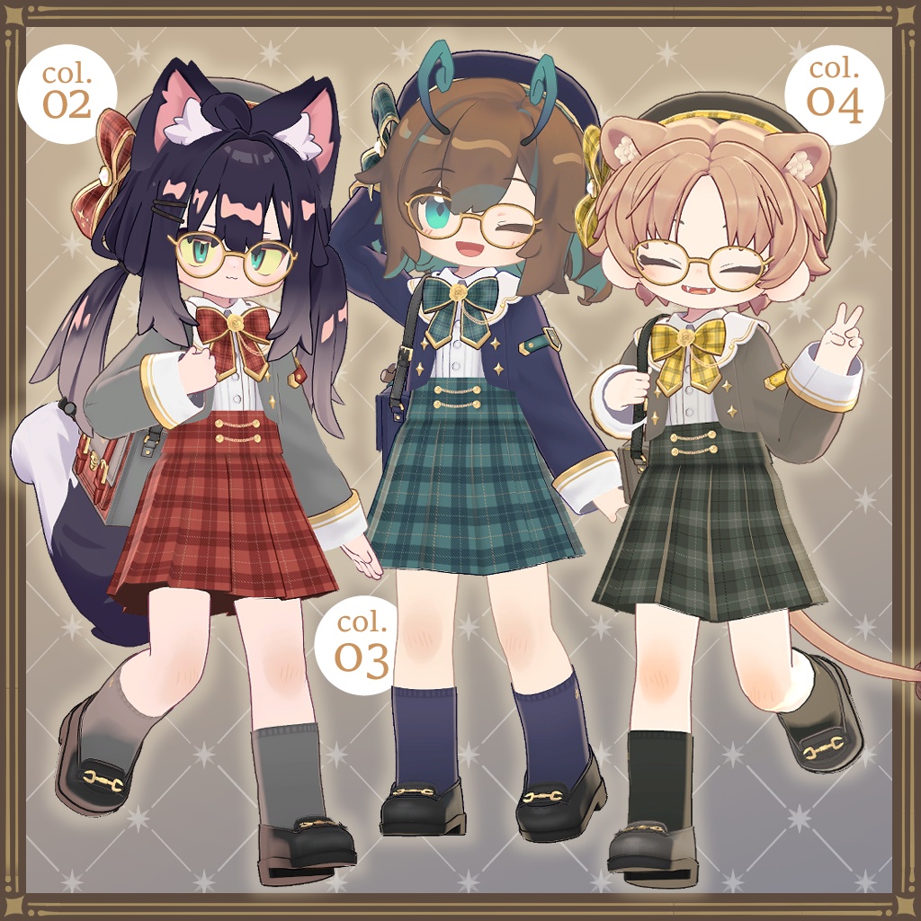 【🎀SALE🎀】NobleSchoolUniform【3アバター対応】