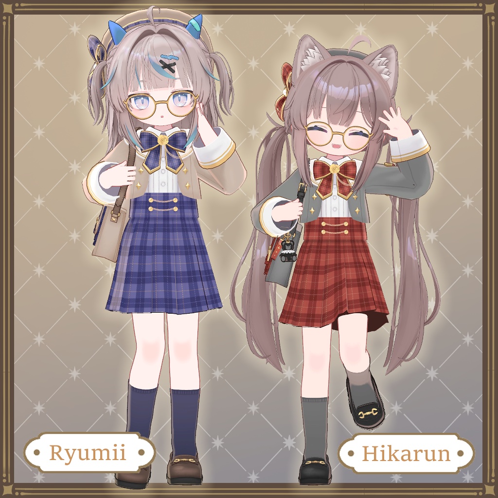 【8アバター対応】NobleSchoolUniform