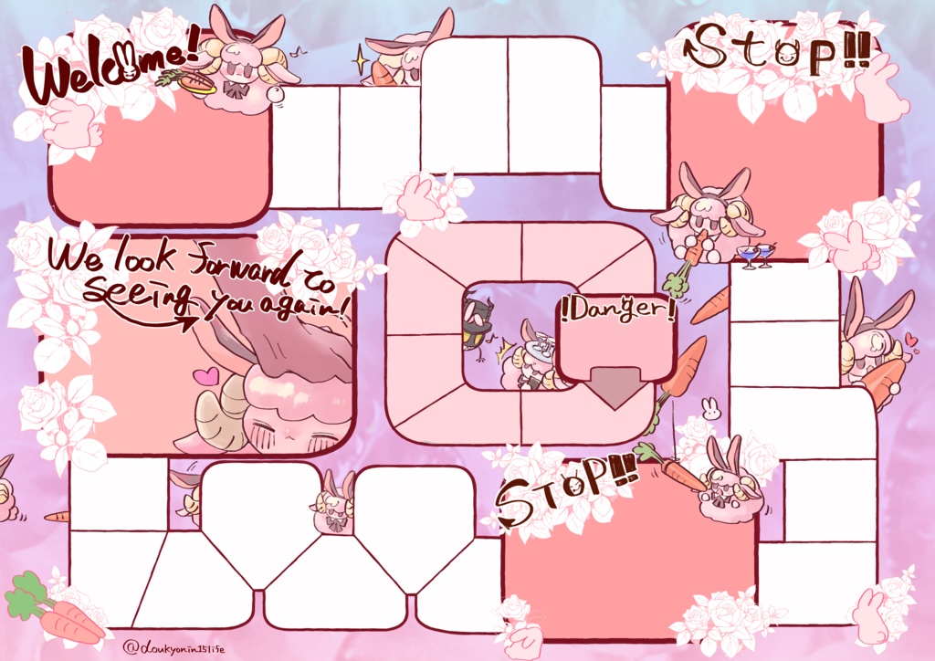 バニー夢すごろく招待状