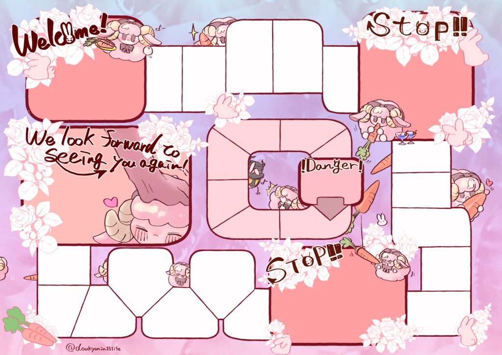 バニー夢すごろく招待状