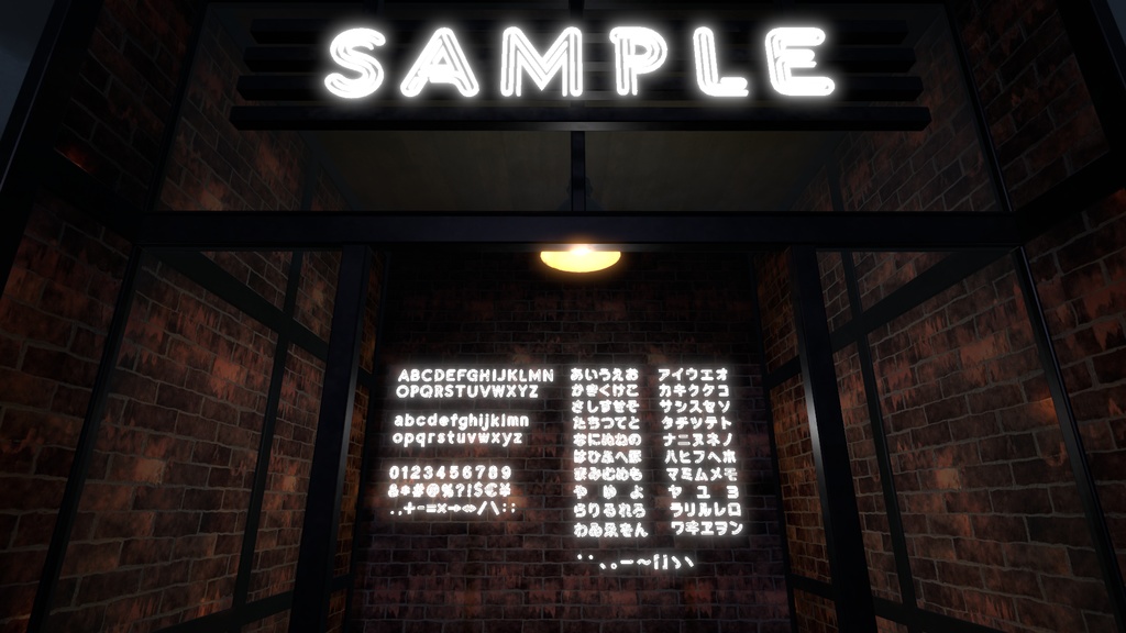 ネオンステッカー