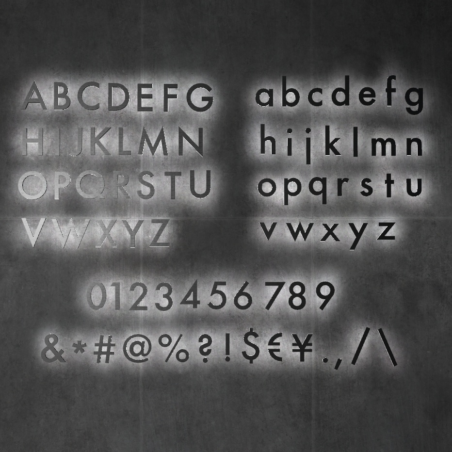 バックライトサイン