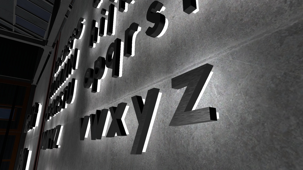 バックライトサイン