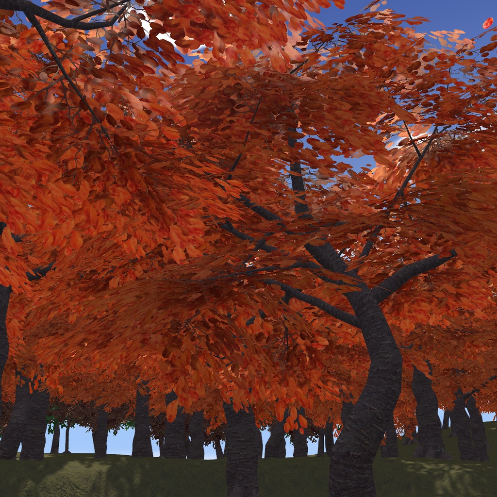 風に揺れる四季の桜