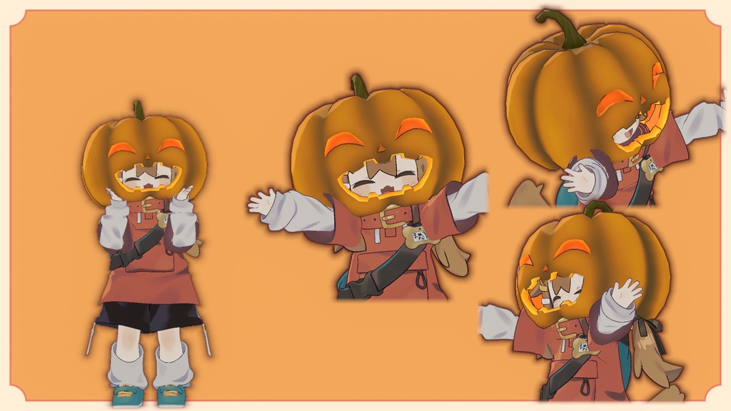 パンプキンヘルメット【ModularAvatar】