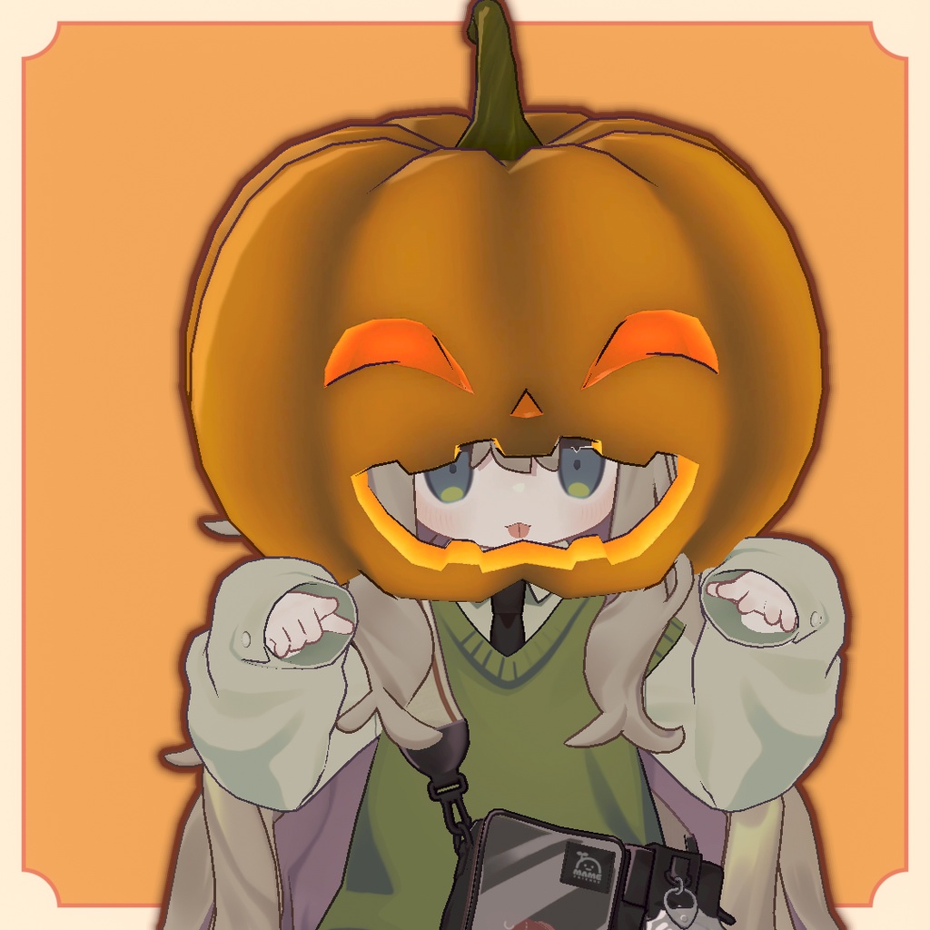 パンプキンヘルメット【ModularAvatar】