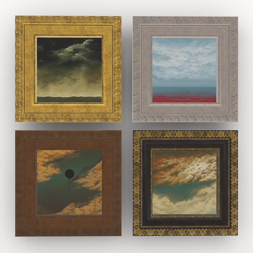 額装された絵画