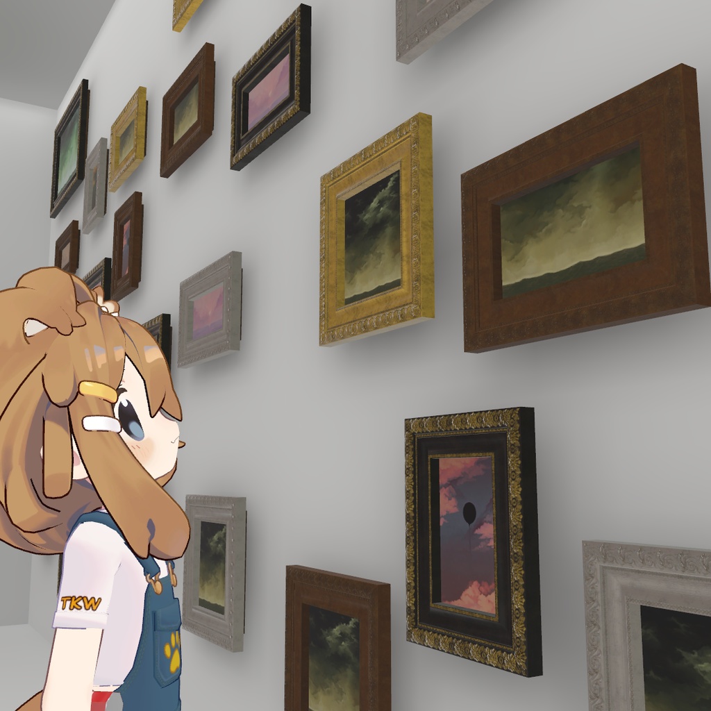 額装された絵画