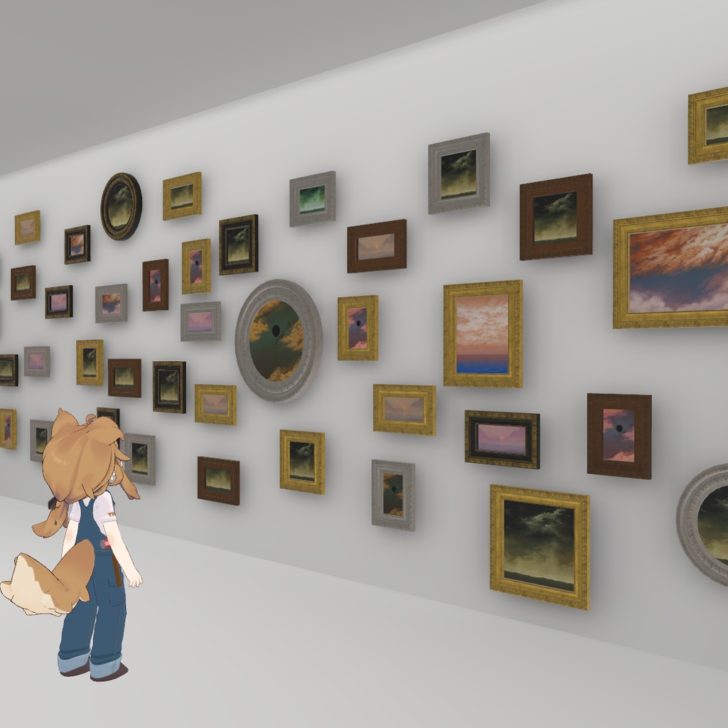 額装された絵画