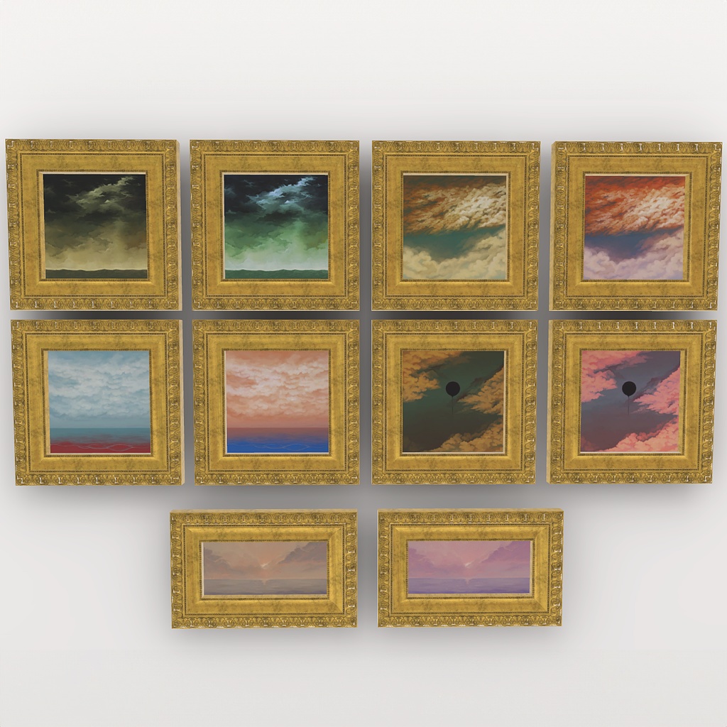 額装された絵画