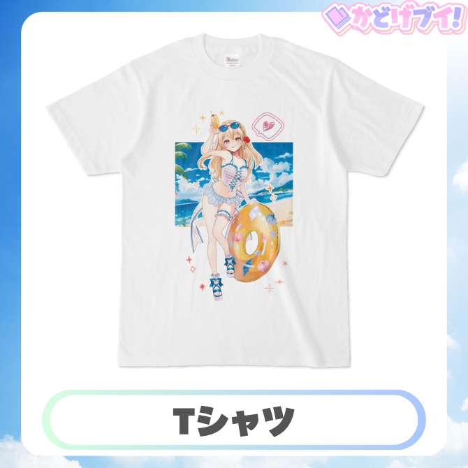 神引葵夷 - かどげブイ!2025年サマーグッズ Tシャツ