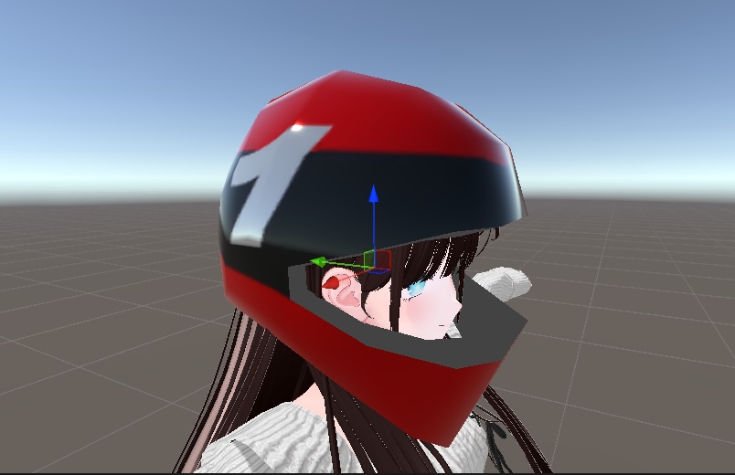 【VRCアバター用】レーシングヘルメット