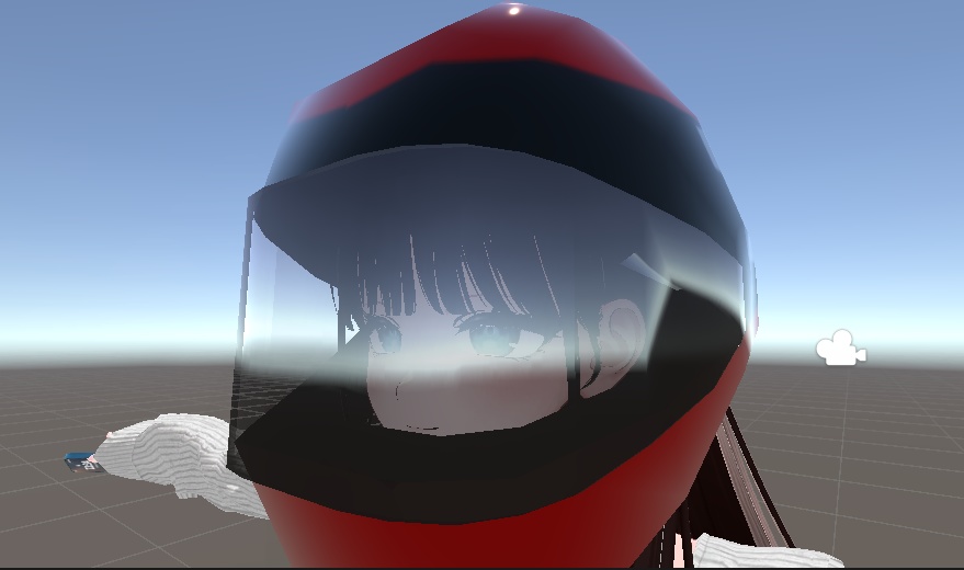 【VRCアバター用】レーシングヘルメット