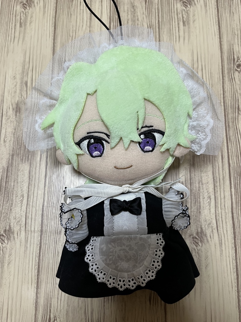 メイド服風ぬい服とヘッドドレス