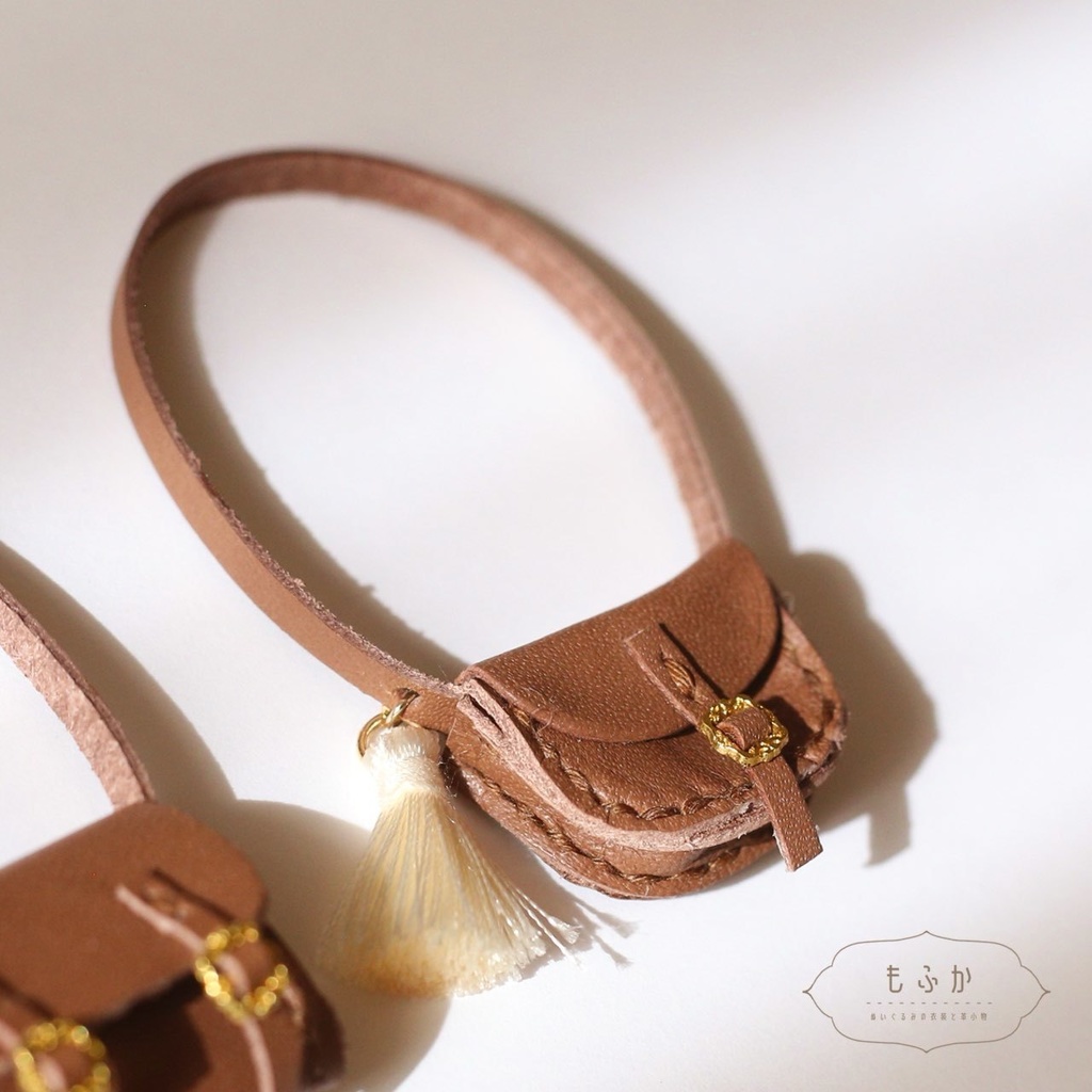 本革バッグ 10cmぬいぐるみ用