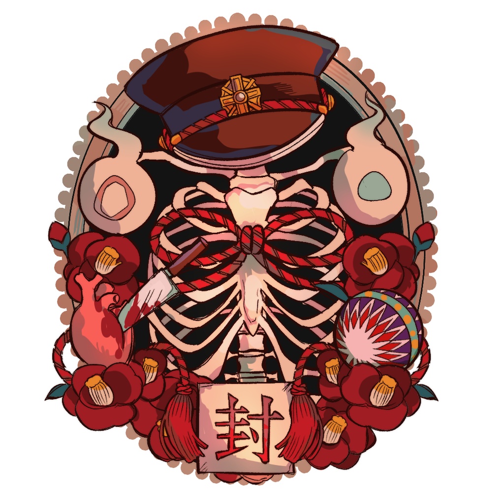 アクリルキーホルダー【花子】