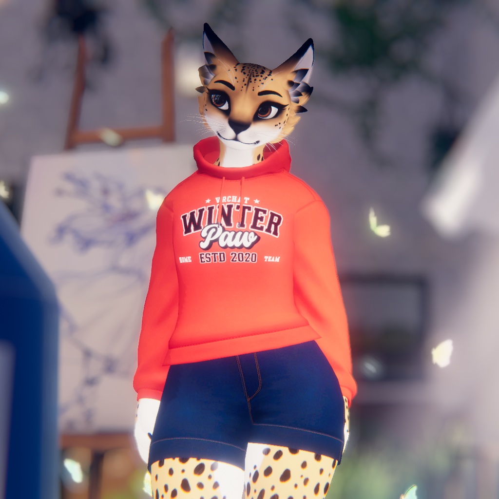 Winterpaw 猫 / オリジナル3Dモデル