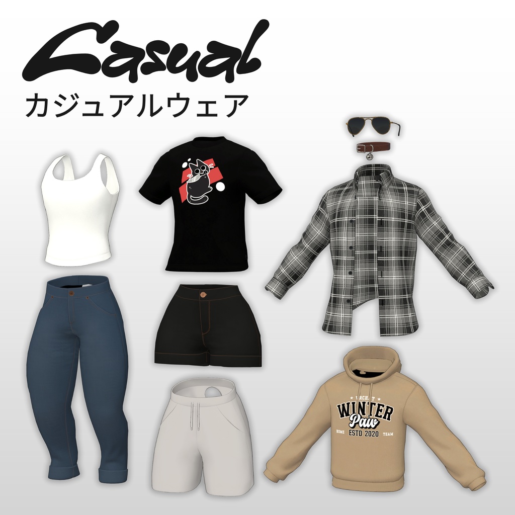 Winterpaw 猫 / オリジナル3Dモデル