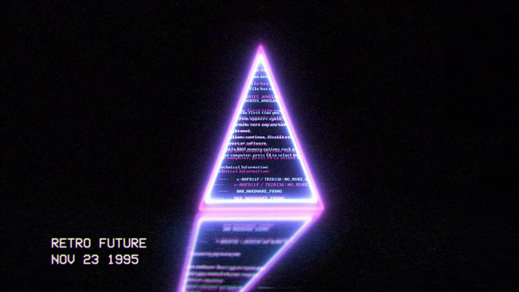 RETRO FUTURE NEON TRIANGLE (2020) Aep