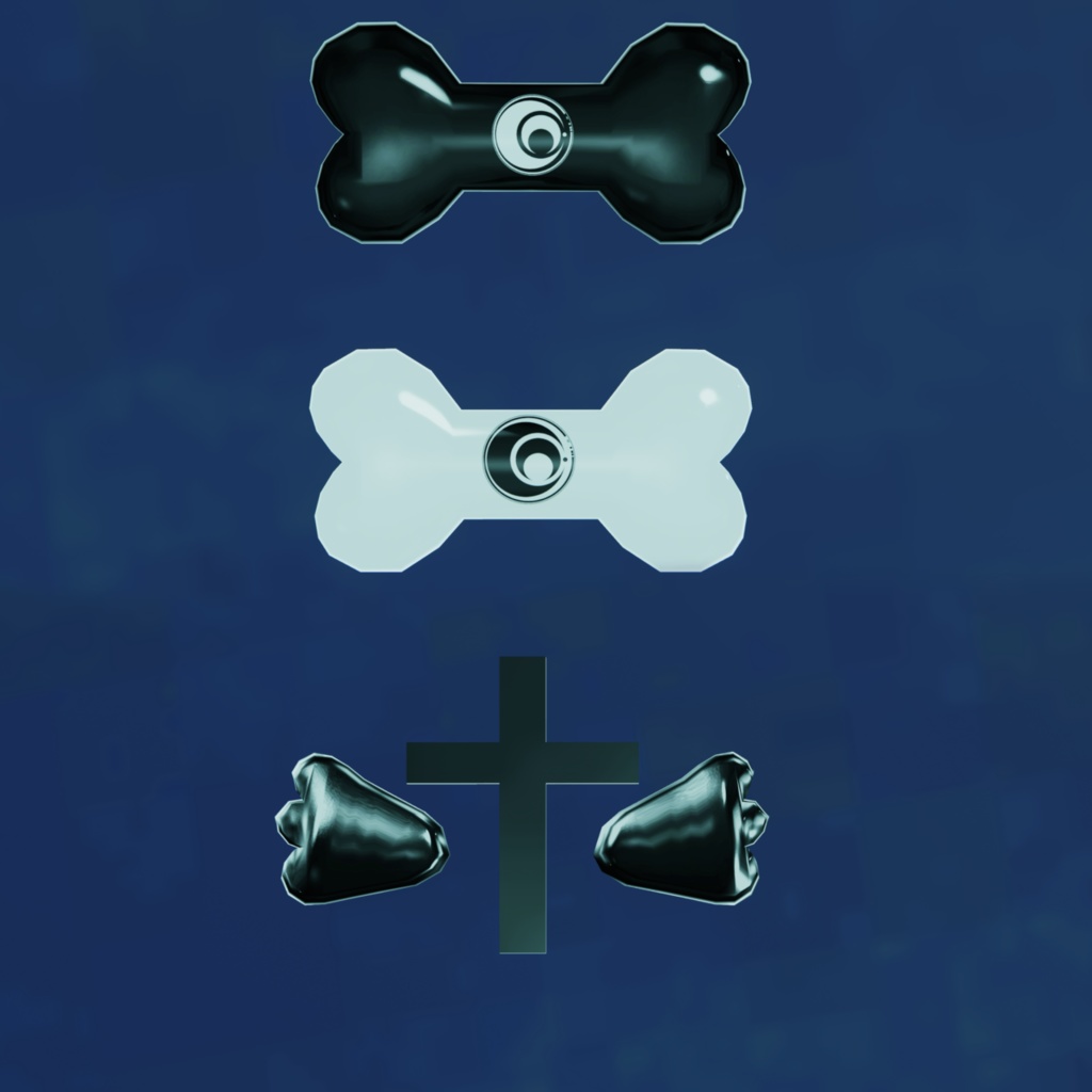 【龍のヨルちゃん専用】チェーン角飾り ヘイロー アイテム