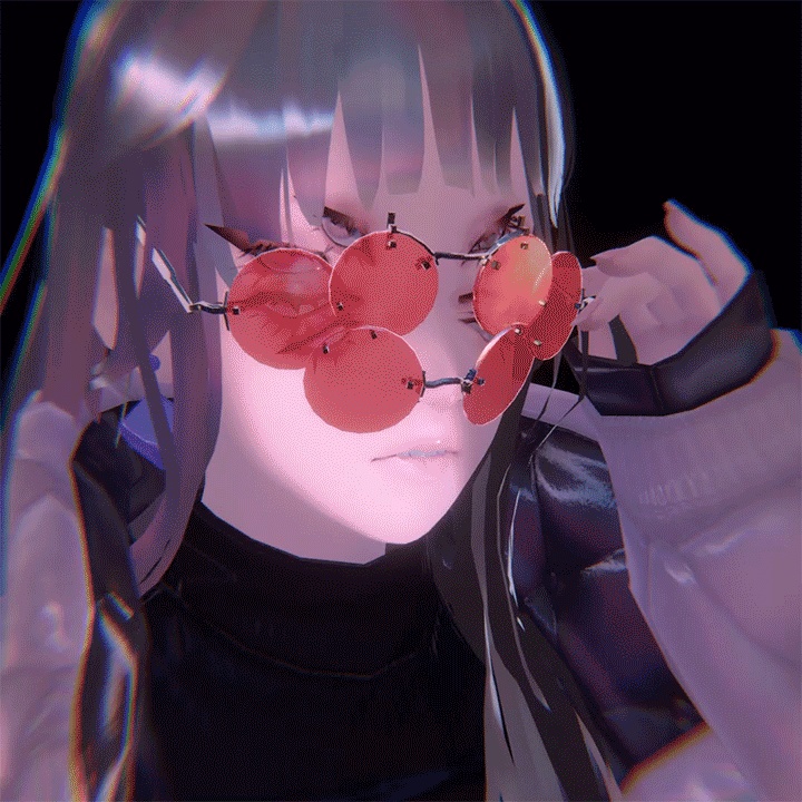 【3Dモデル】蜘蛛面【VRChatアバター】