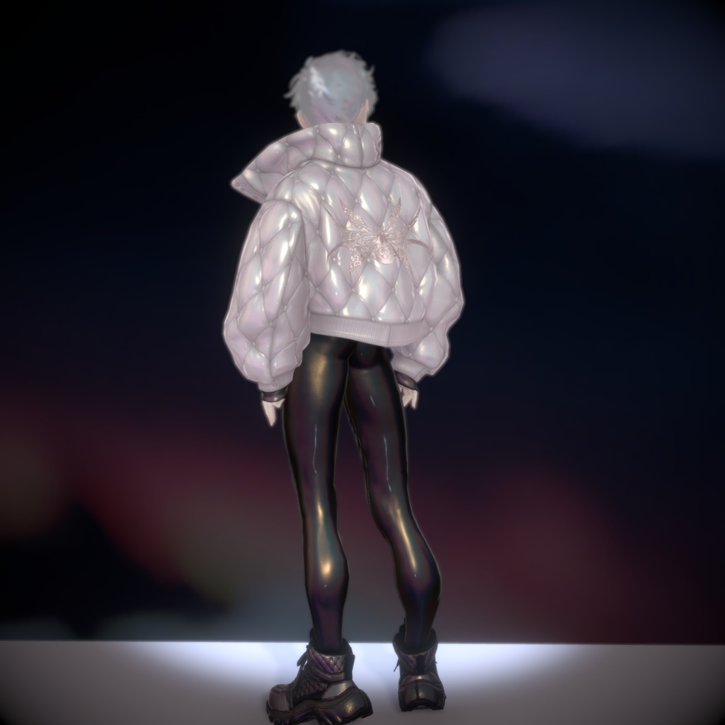 【3Dモデル】蜘蛛面【VRChatアバター】