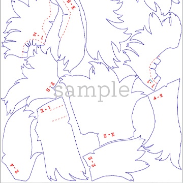 【STL】犬面【3Dプリント 用データ】