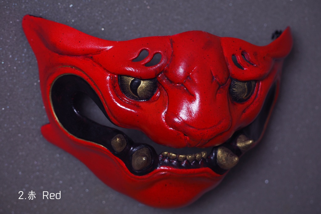 マスクonマスク Red& White