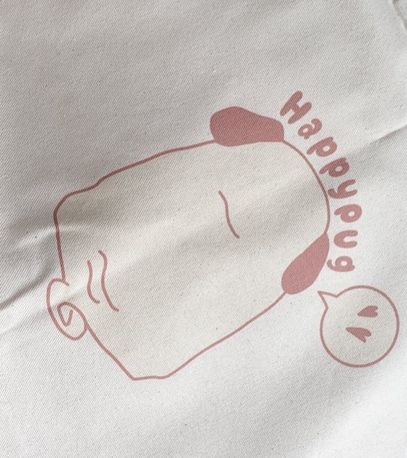 トートバッグ(パグ)