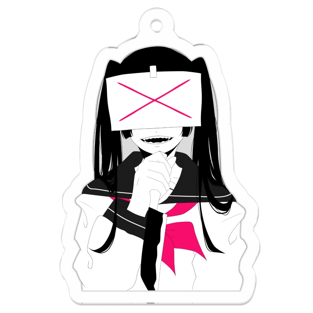 病みセーラー服アクリルキーホルダー