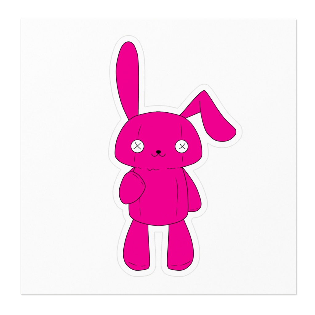 病みうさぎステッカー